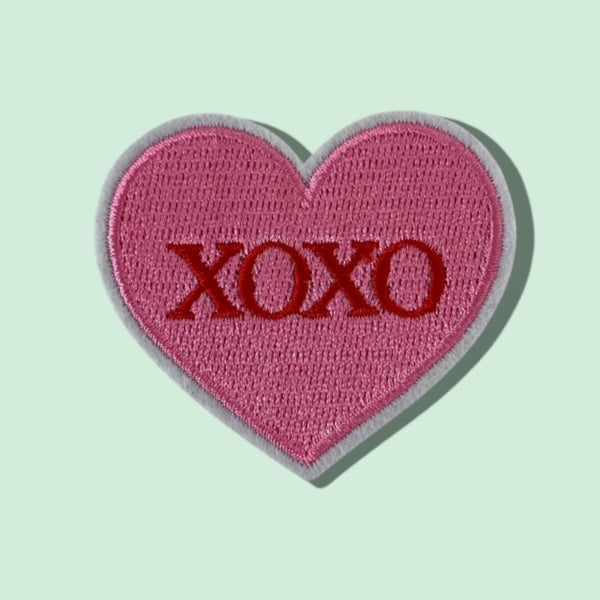 XOXO HEART HAT PATCH