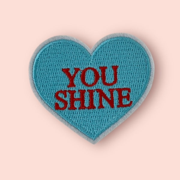 YOU SHINE HEART HAT PATCH