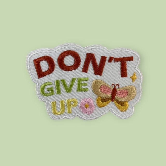 DON'T GIVE UP HAT PATCH