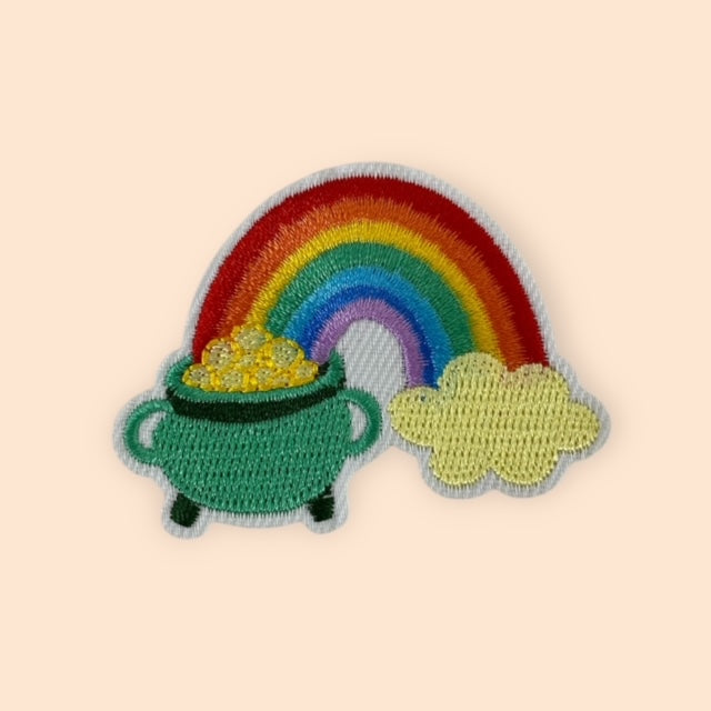 RAINBOW POT HAT PATCH