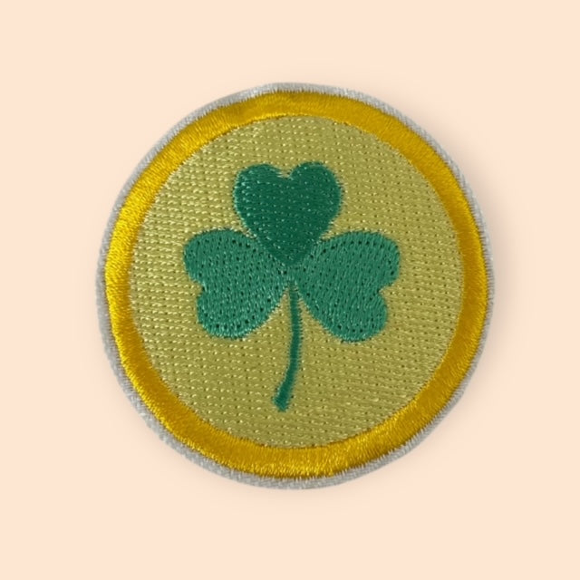 SHAMROCK COIN HAT PATCH