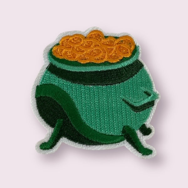 POT OF GOLD HAT PATCH