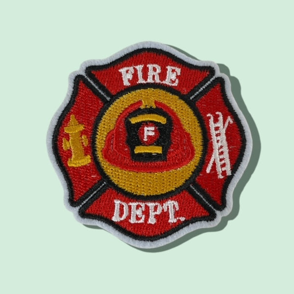 FIRE DEPT HAT PATCH