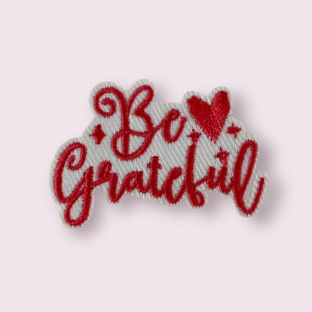 BE GRATEFUL HAT PATCH