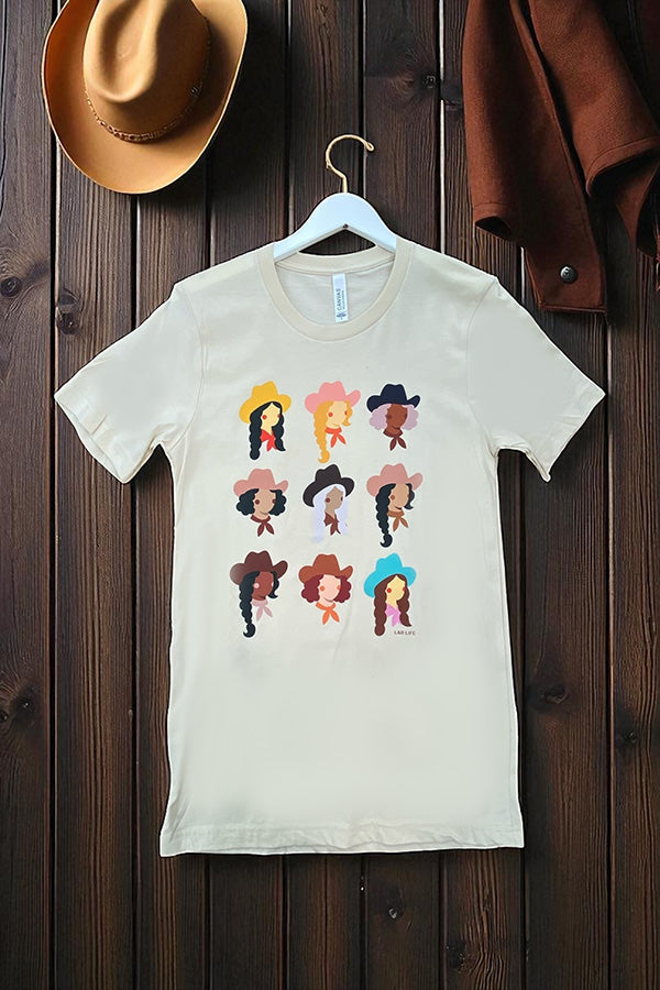 BC DTF COWGIRLS - CREAM