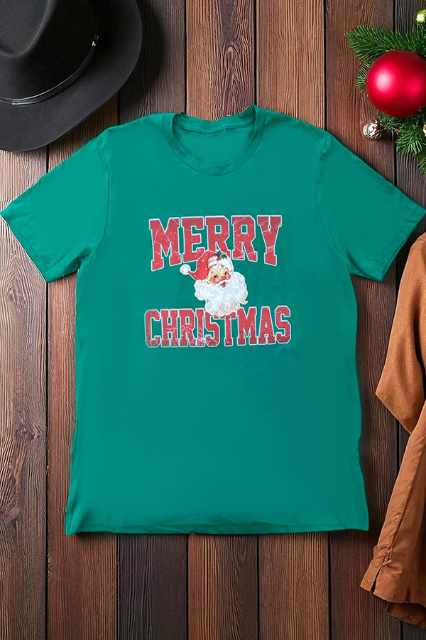 BC DTF MERRY CHRISTMAS - KELLY GREEN