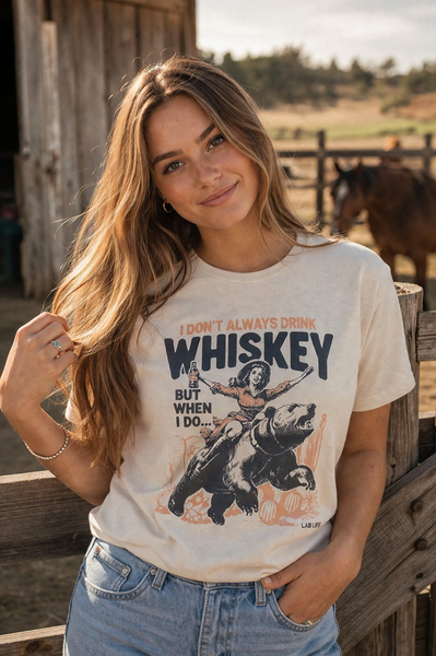CC DTF I DONT ALWAYS TEE - IVORY