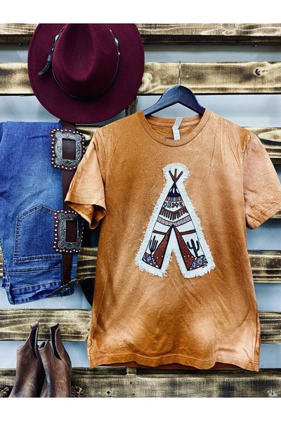 BC BL PATCH TEEPEE - AUTUMN BLEACHED