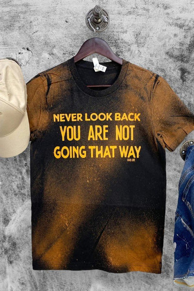 BC NEVER LOOK BACK YOU ARE NOT - BLEACHED BLACK