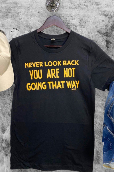 BC NEVER LOOK BACK - BLACK