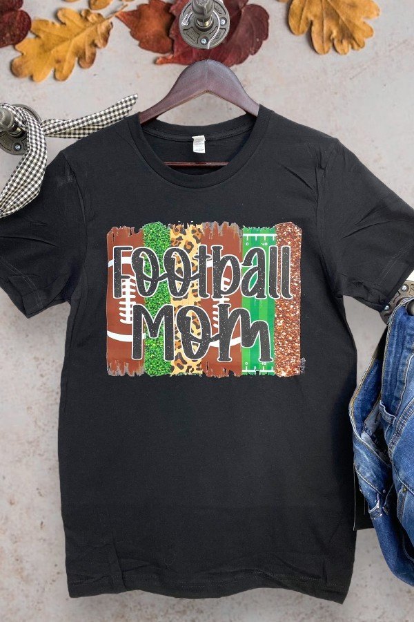 BC DTF FOOTBALL MOM - BLACK