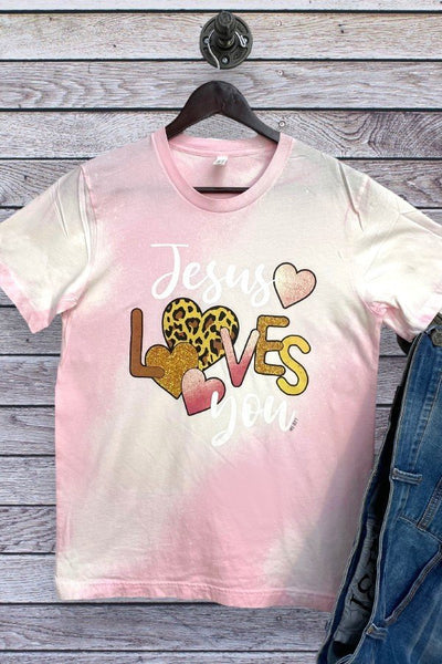 BC BL JESUS LOVES - BLEACHED PINK