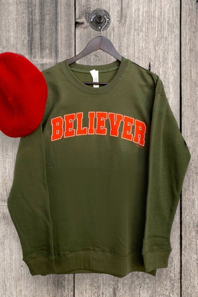 LBL SS BELIEVER - OLIVE