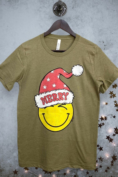 BC MERRY SMILEY FACE - BROWN