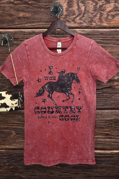 LBL WASH I WAS COUNTRY BEFORE IT WAS - WASHED RED