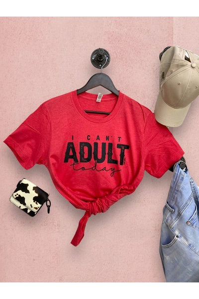 BC I CANT ADULT TODAY- HEATHER RED