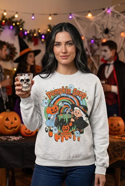 GILDIAN DTF PUMPKIN SOUP TEE - ASH