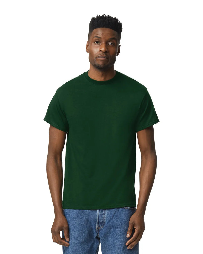 Gildan 8000 Dryblend Short Sleeve - Forest Green