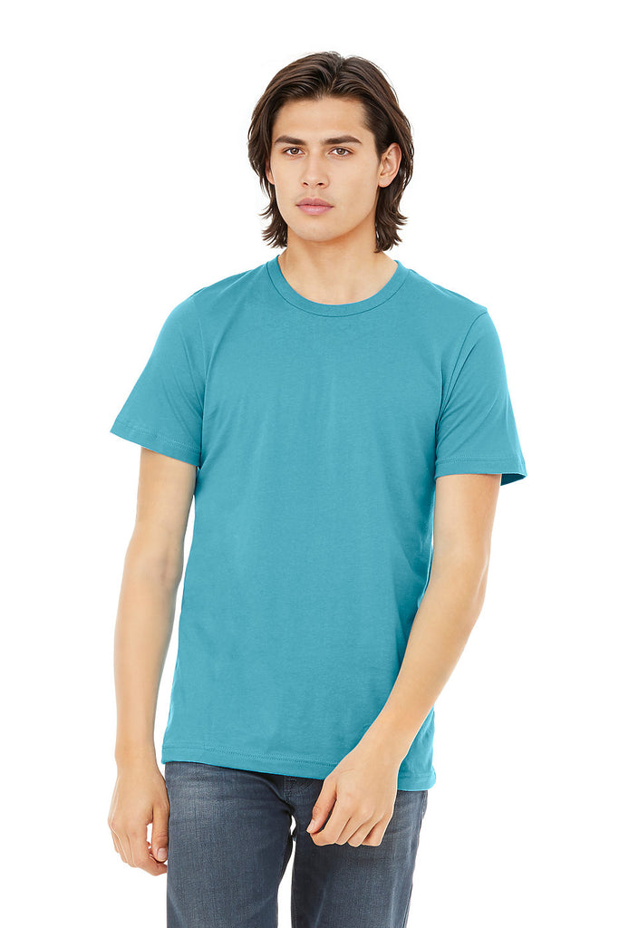 Bella Canvas 3001 CVC - Heather Aqua