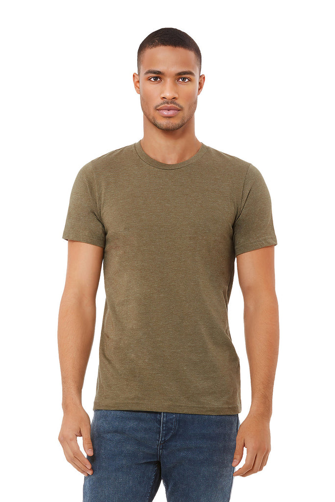 Bella Canvas 3001 CVC - Heather Olive