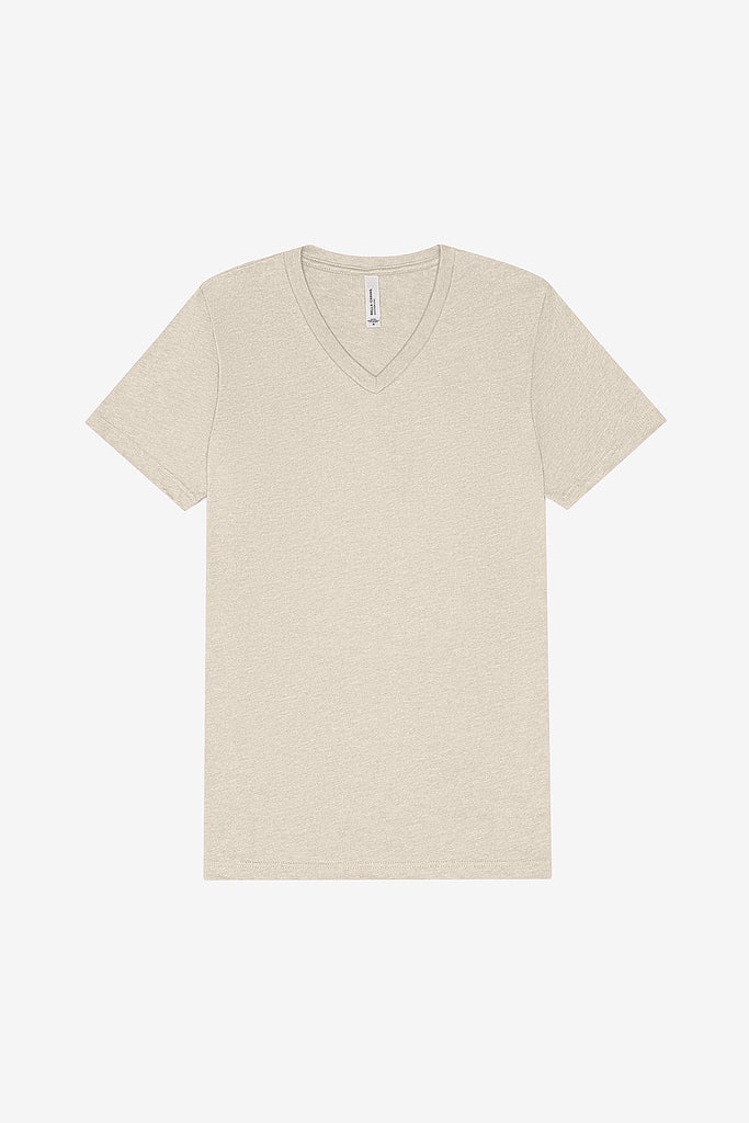Bella Canvas 3005 CVC V-Neck Short Sleeve - Heather Dust