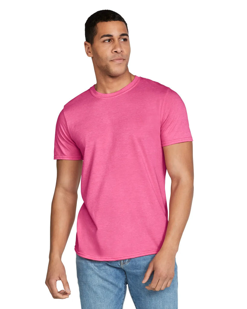 Gildan 64000 Softstyle Short Sleeve - Heather Heliconia