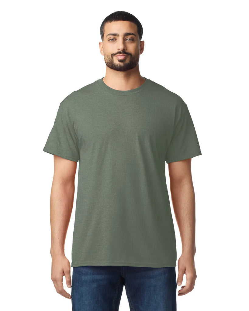 Gildan 5000 Heavy Cotton Short Sleeve - Heather Military Green