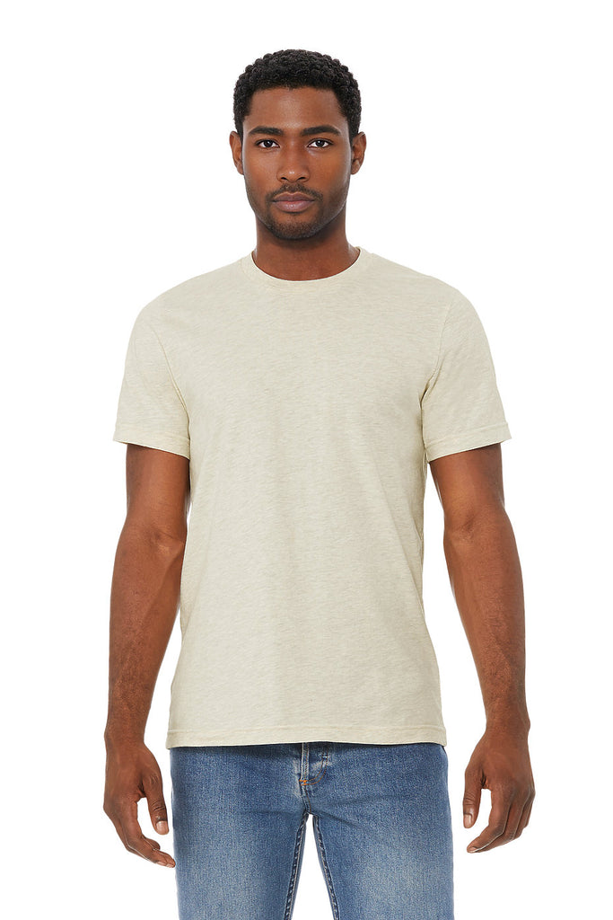 Bella Canvas 3001 CVC - Heather Prism Natural