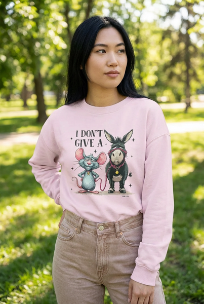 BC DTF I DONT GIVE  - LIGHT PINK