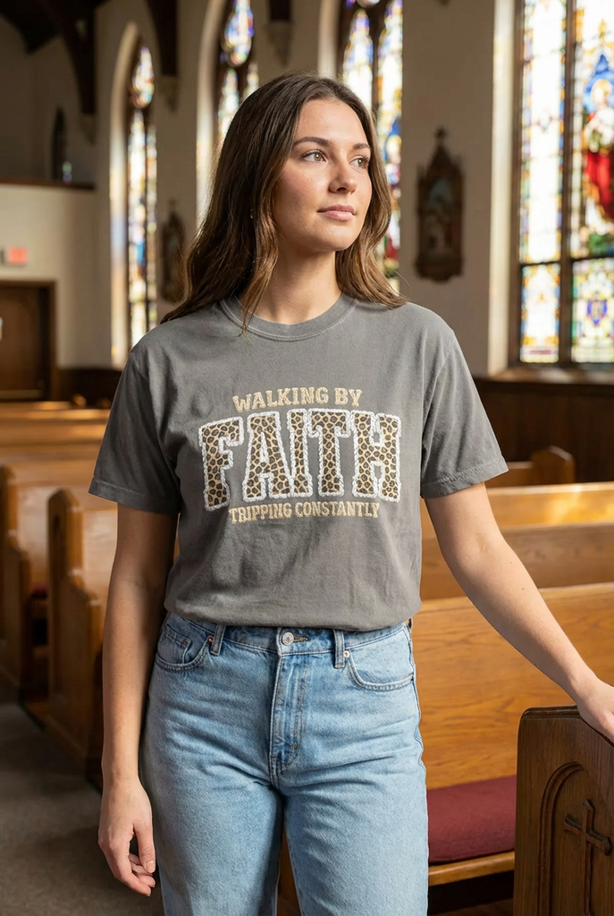 CC DTF WALKING BY FAITH - ESPRESSO