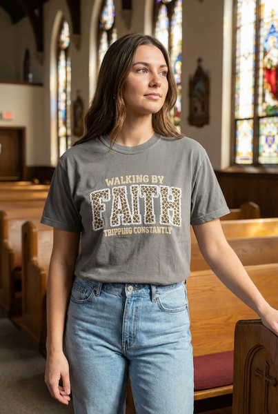 CC DTF WALKING BY FAITH - ESPRESSO