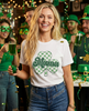 BC DTF MAMA SHAMROCK TEE - WHITE