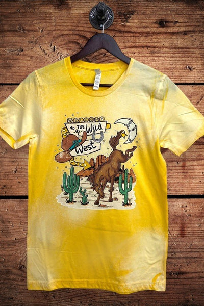 BC BL WELCOME TO THE WILD WEST - BLEACHED YELLOW