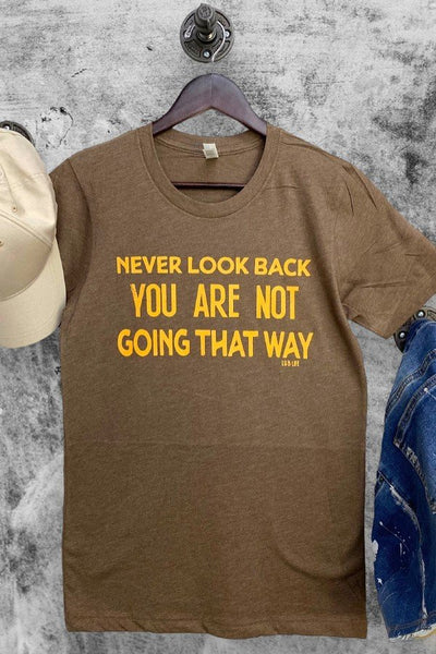 BC NEVER LOOK BACK - BROWN