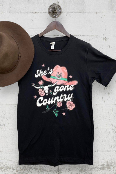 BC SHES GONE COUNTRY - BLACK