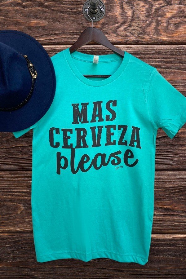 BC MAS CERVEZA PLEASE - TURQUOISE