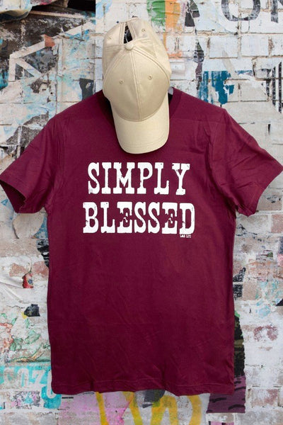 BC SIMPLY BLESSED- MAROON