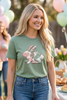 BC DTF FLUFFY BUNNY TEE - SAGE