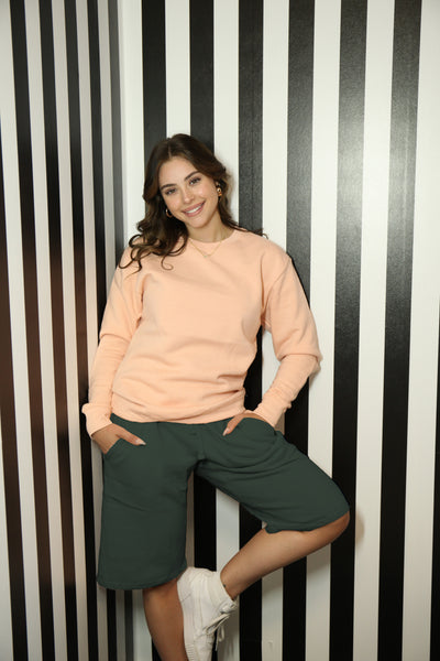 LBL WOMEN LOG SHORTS - OLIVE