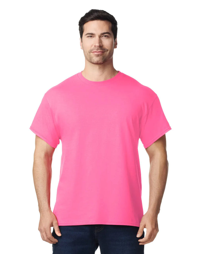 Gildan 5000 Heavy Cotton Short Sleeve - Safety Pink