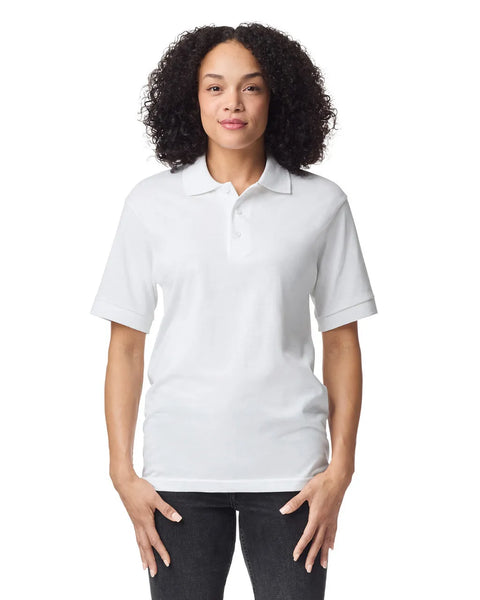 Gildan 8800 Polo T-Shirt - White