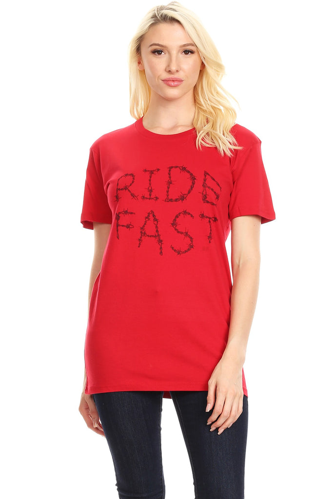 CH RIDE FAST- RED