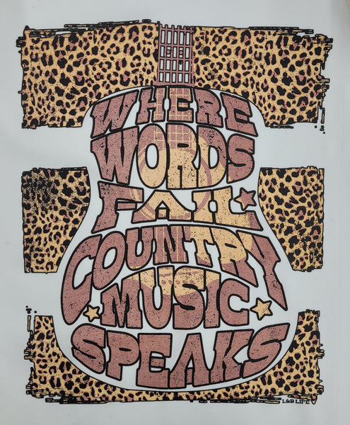 WHERE WORDS FAIL COUNTRY MUSIC SPEAKS
