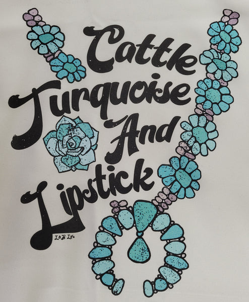 CATTLE TURQUOISE AND LIPSTICK