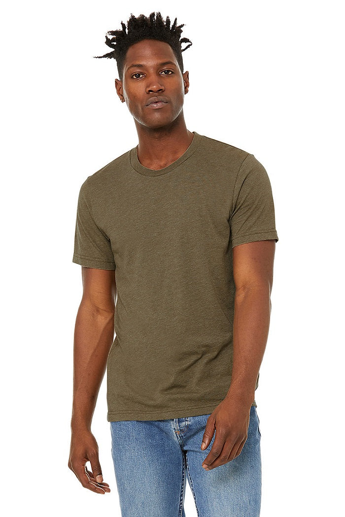 Bella Canvas Tees - Heather Olive - Lucky and Blessed Life LLC / L&B Life