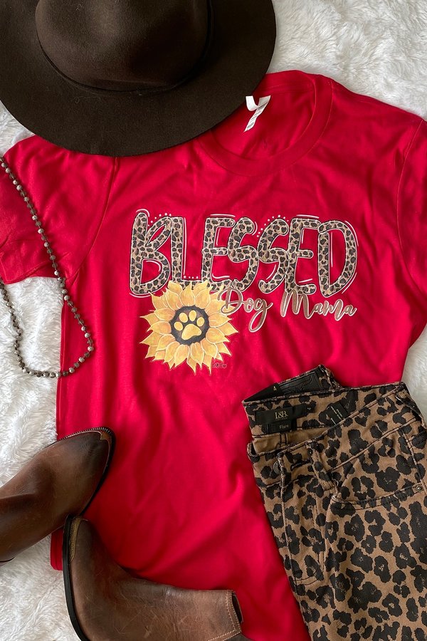 BC BLESSED DOG- RED