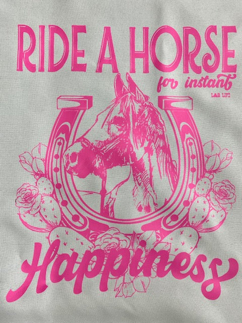 RIDE A HORSE FOR INSTANT HAPPINESS