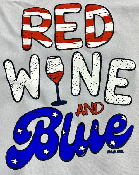 RED WINE AND BLUE