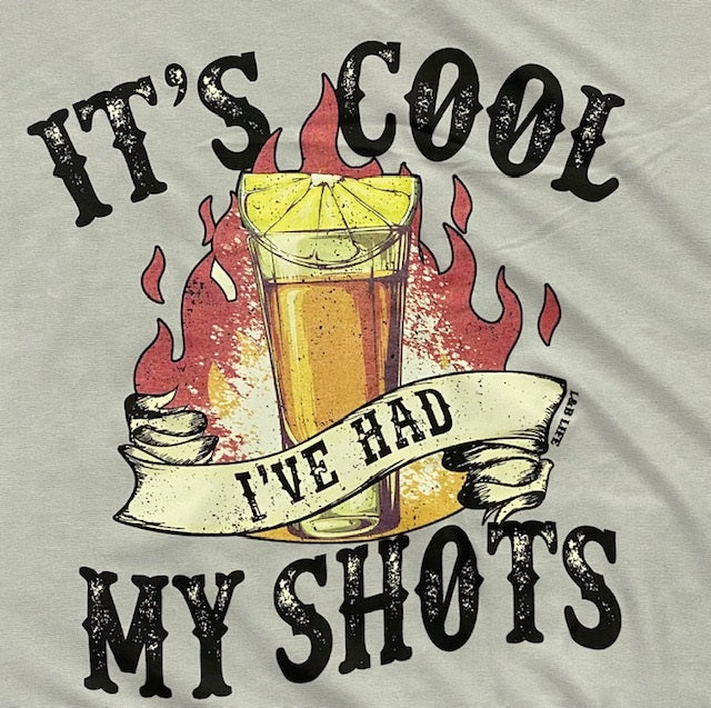 ITS COOL IVE HAD SHOTS