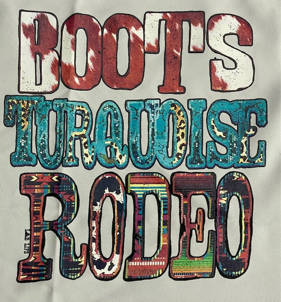 BOOTS TURQUOISE RODEO